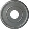 Ekena Millwork Bradford Ceiling Medallion (Fits Canopies up to 6 5/8"), 12 1/2"OD x 3 7/8"ID x 3/4"P, Platinum CM12BRPLS - alternate 1